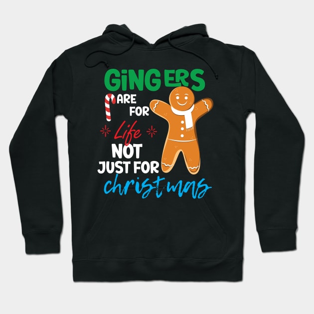 Gingers Are For Life Not Just For Christmas Kids Hoodie by StoreOfLove